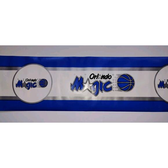 Teamworks Wall covering Pre-pasted Wall Border - Orlando Magic - 5 Yds - 7 in - Picture 2 of 4
